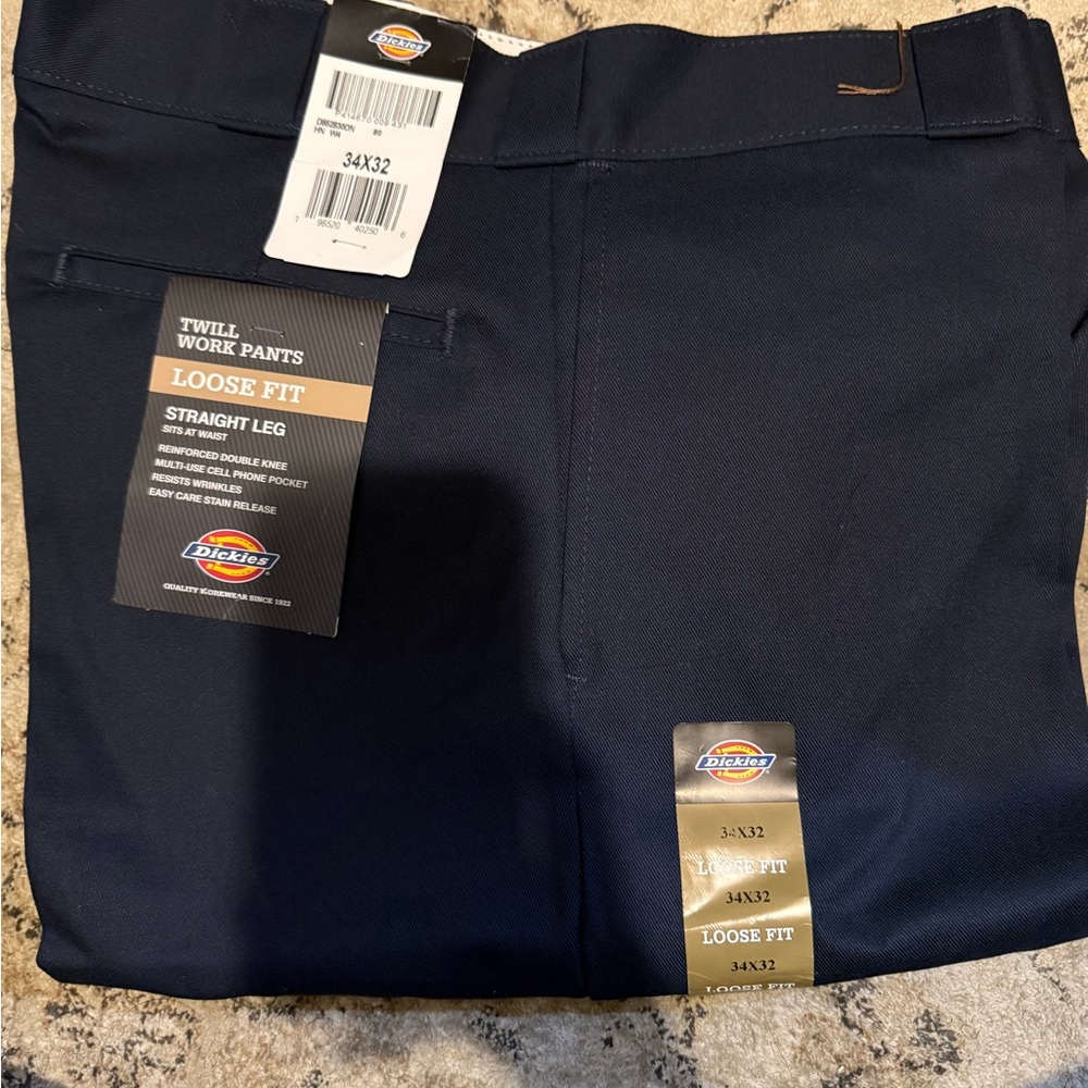 Dickies Men's Navy Work pants